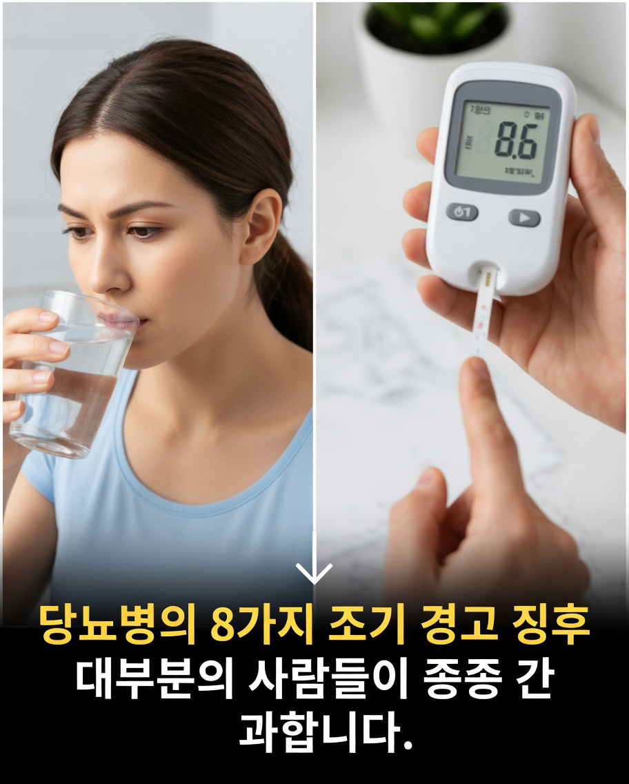 일상과 습관 속에서 많은 사람이 놓치는 당뇨병의 미묘한 11가지 신호