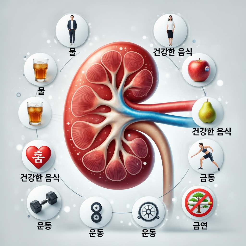 의학적 효능 주장 없이 신장 인식과 장기적인 웰니스를 돕는 일상 습관