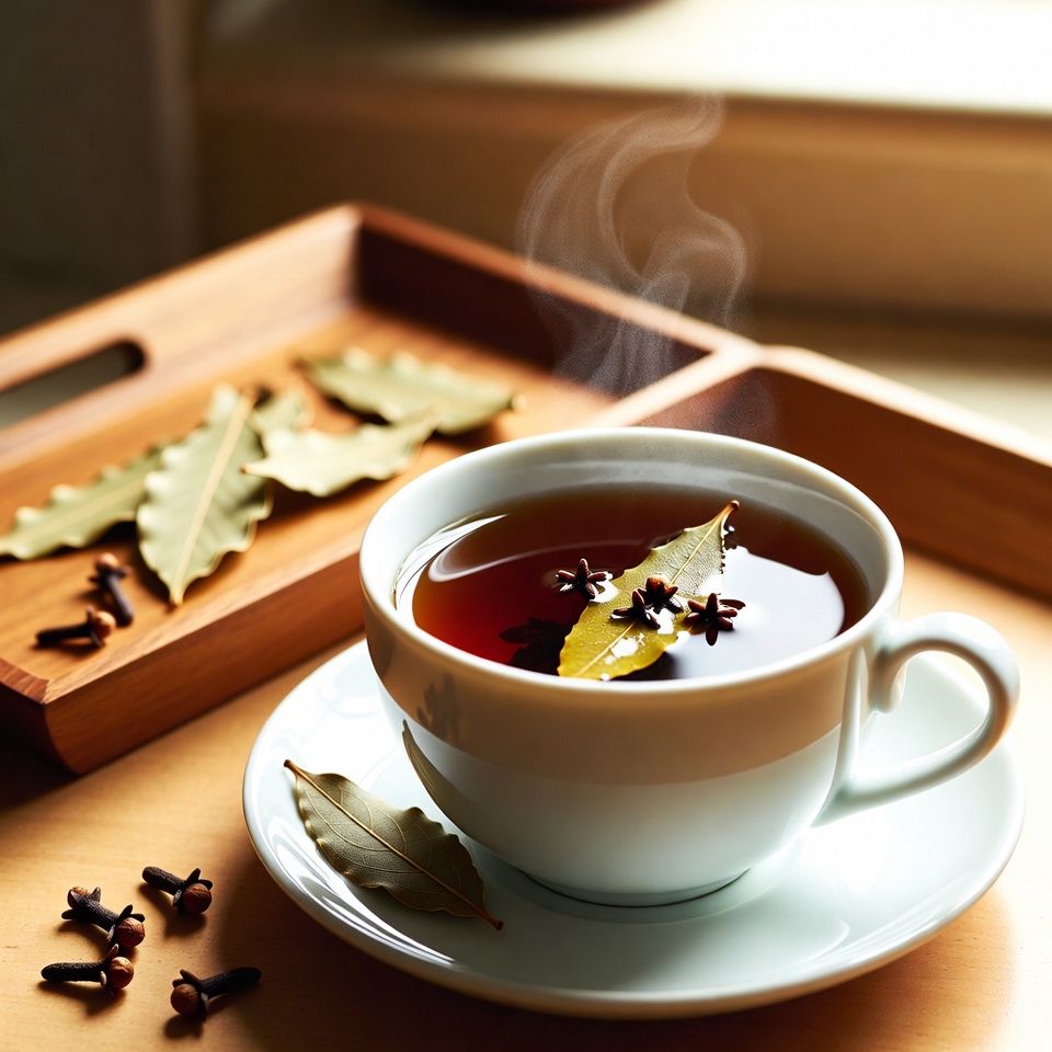 월계수잎과 정향 차의 기적 같은 효능을 경험하세요