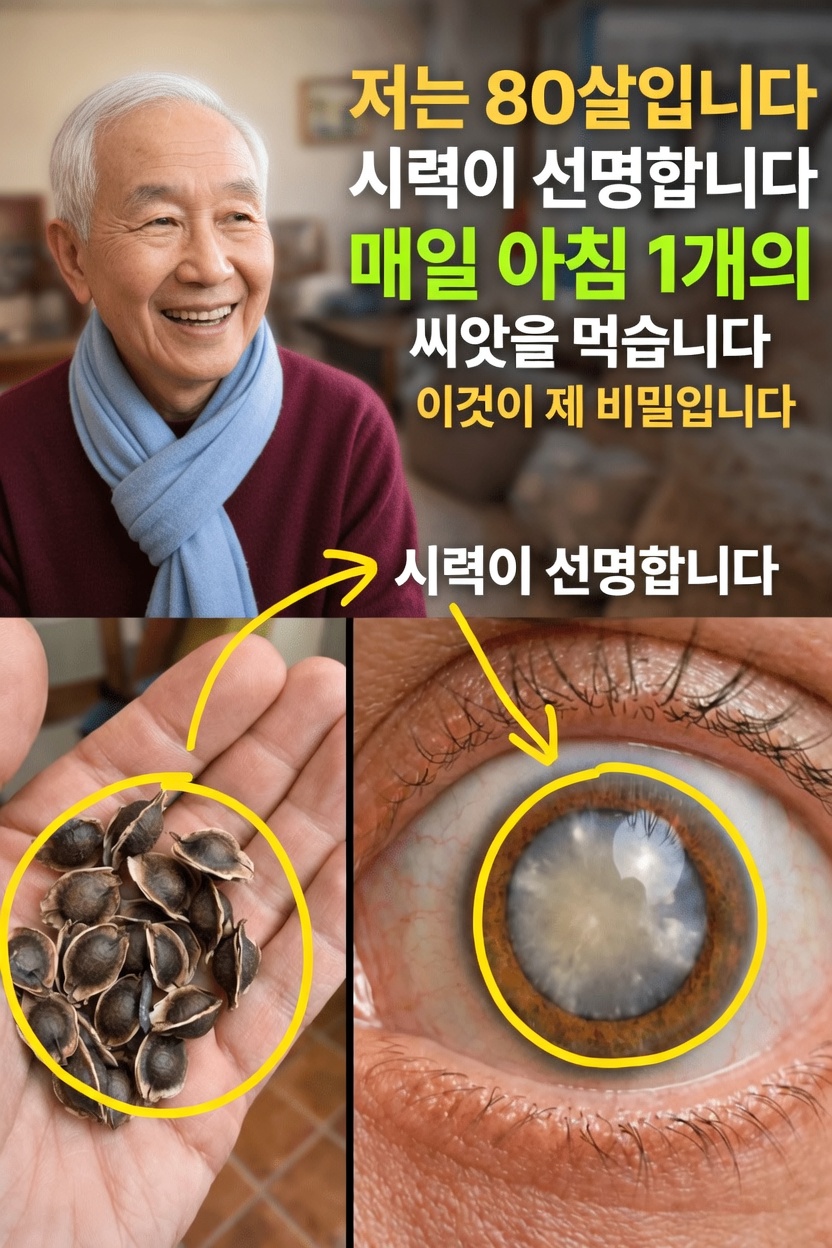 심지어 90세 이상이라도? 매일 아침 이 3가지 씨앗을 먹어 눈과 두뇌 기능을 높이세요