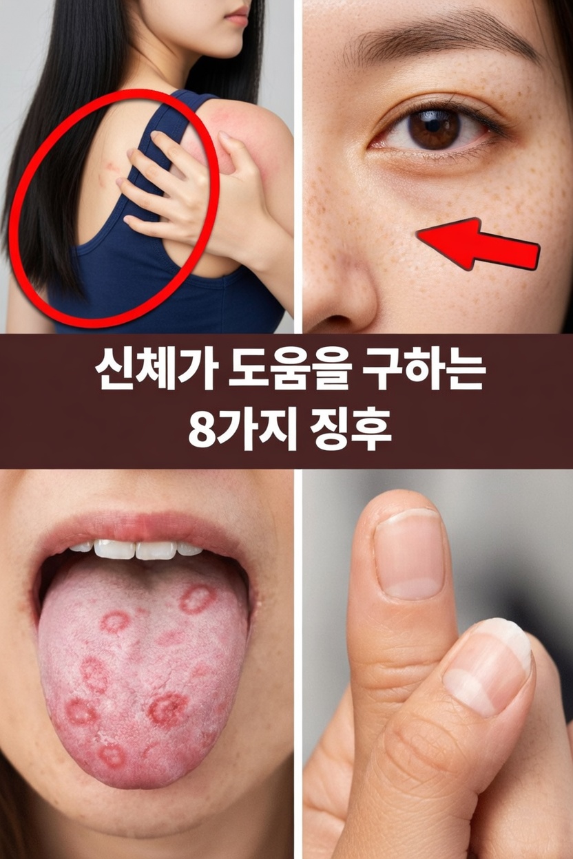 당신의 몸이 더 많은 관심과 돌봄을 요구하고 있다는 8가지 놀라운 신호