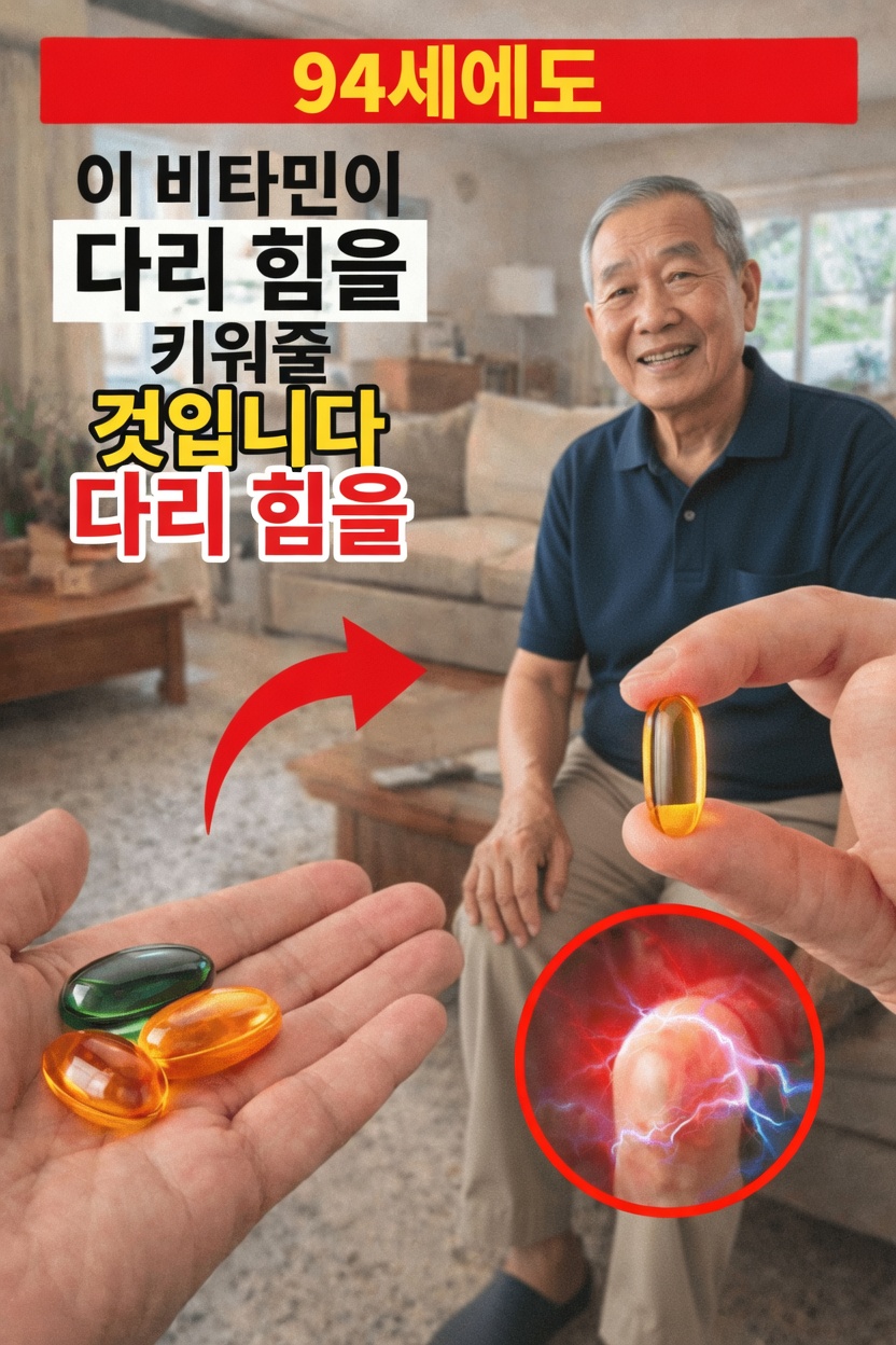 나이가 들수록 아침에 다리 관절이 뻣뻣한가요? 놓치고 있을지도 모를 3가지 핵심 영양소