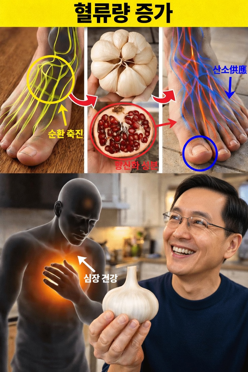 자연스럽게 혈액 순환 건강을 돕는 14가지 간단한 식품