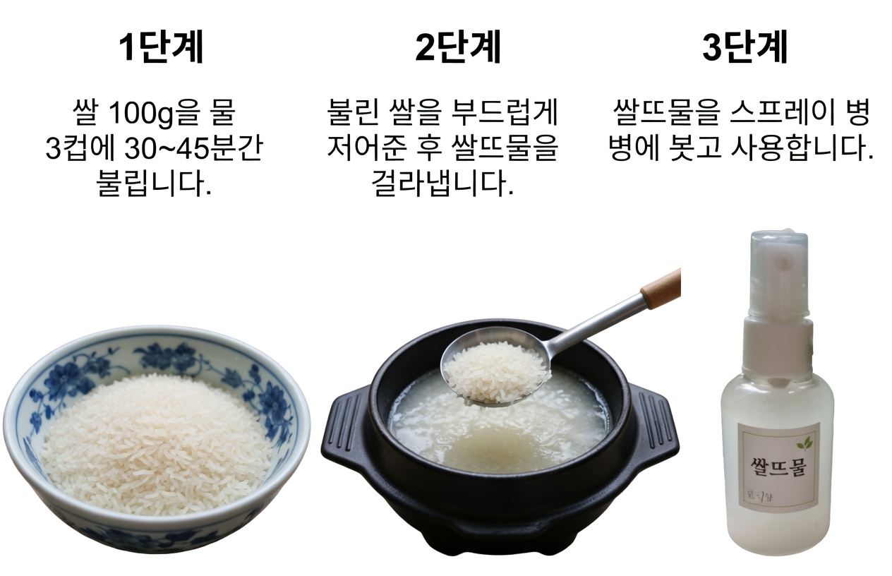 쌀뜨물로 모발 성장하기 – 쌀뜨물로 풍성한 머리카락 만들기