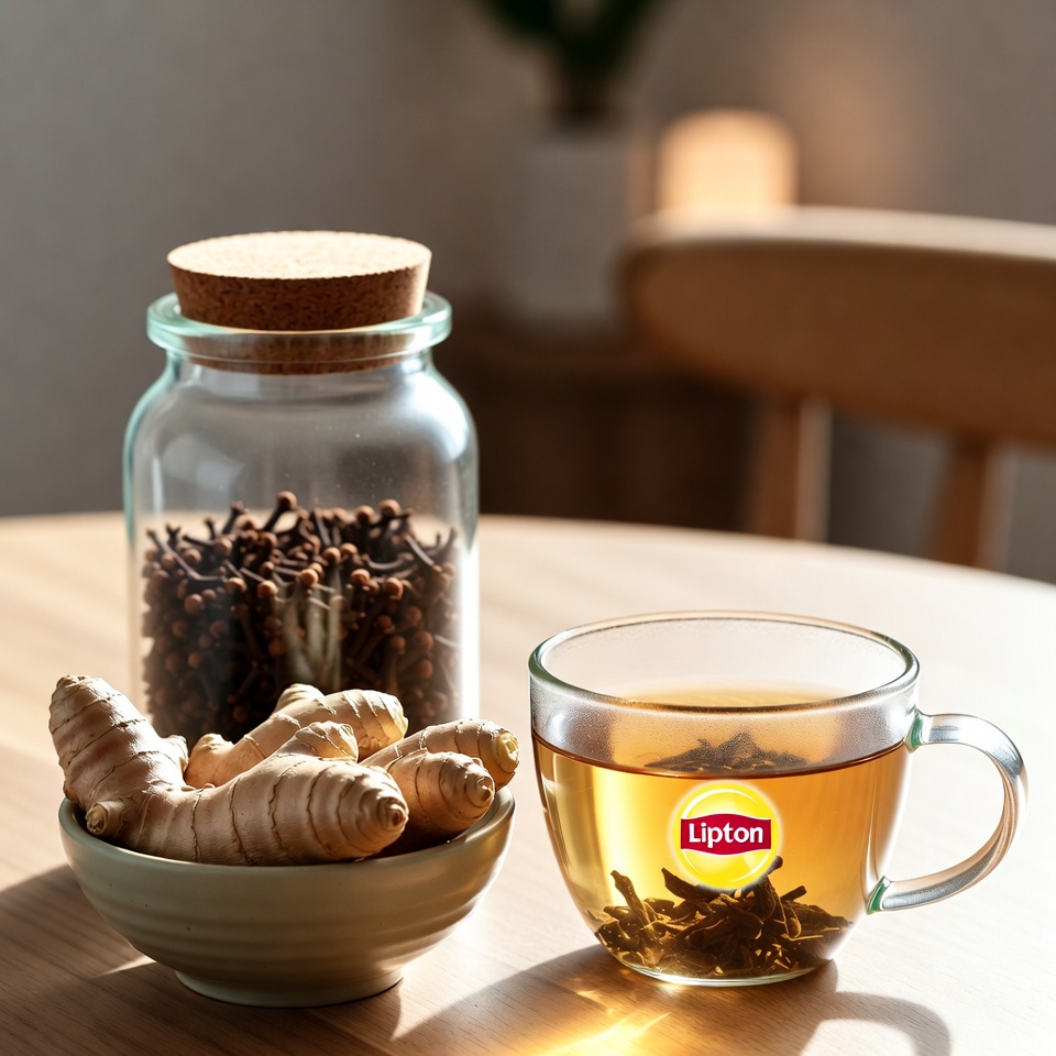 정향, 생강, 립톤 차: 금보다 귀한 건강 증진 삼총사