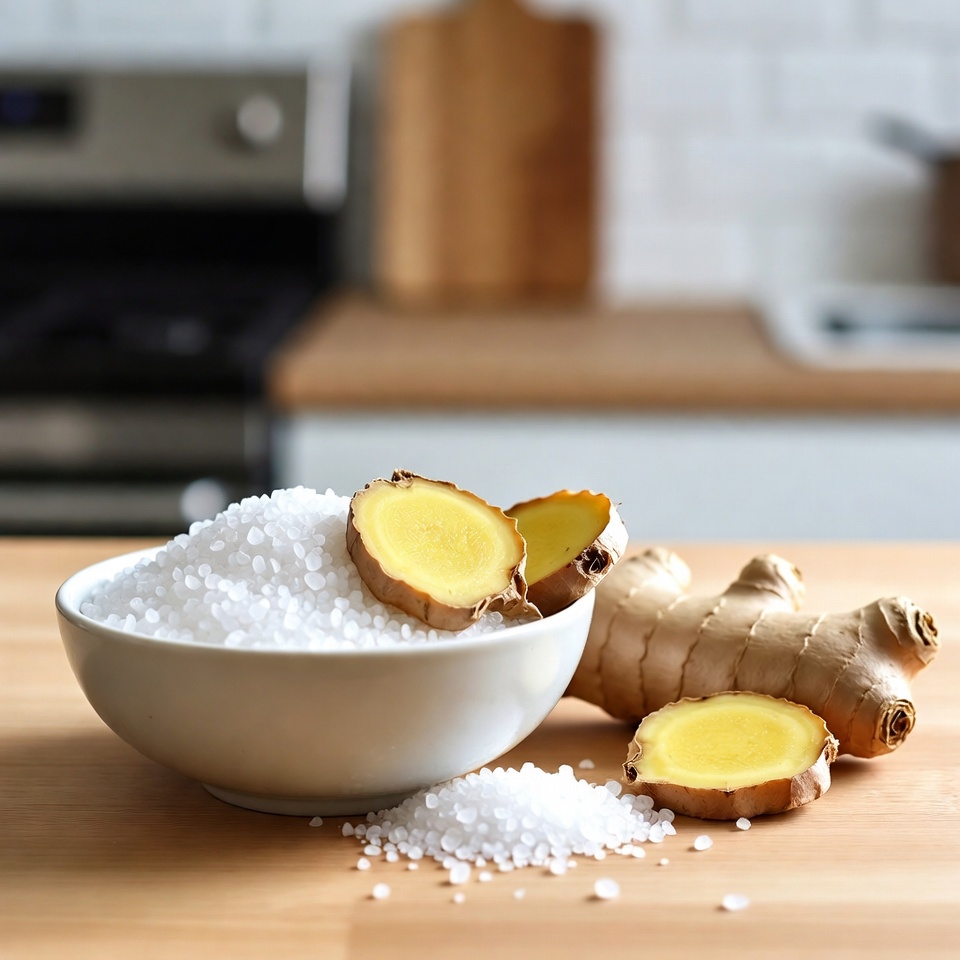 2분 만에 치아를 하얗게 – 생강과 소금을 이용한 가정 요법
