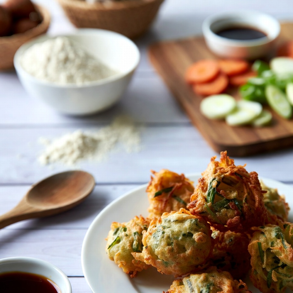 바삭한 채소전 레시피