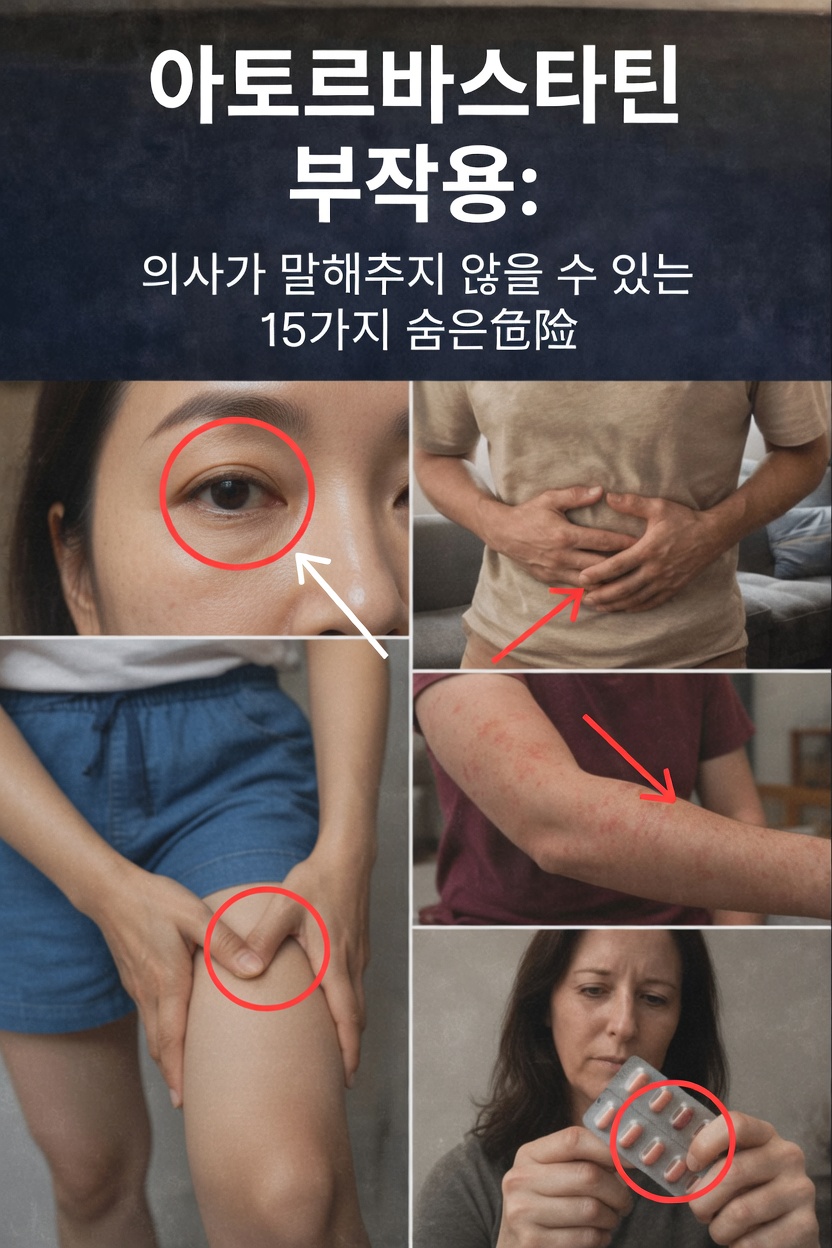 아토르바스타틴 부작용: 흔한 고지혈증 약에 대해 알아두어야 할 사항
