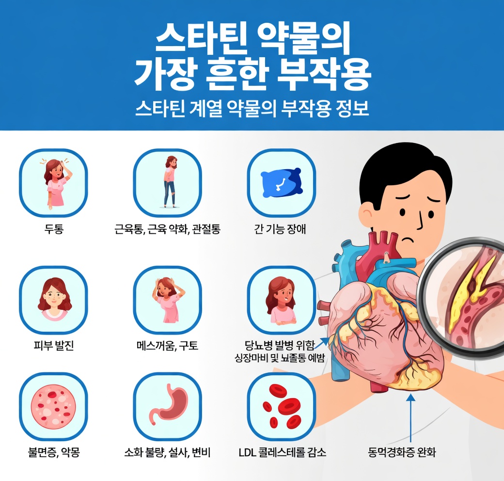 아토르바스타틴 부작용: 흔한 고지혈증 약에 대해 알아두어야 할 사항
