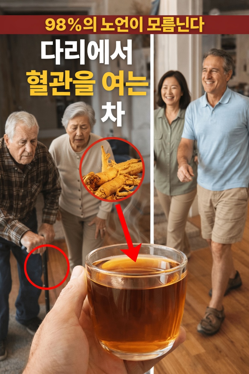 60세 이상이신가요? 매일 걷기에 도움 되는 혈액순환과 탄탄한 보행을 위한 허브 차 3가지