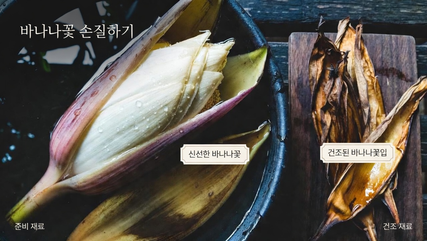 바나나 꽃의 영양 잠재력 탐구: 전통 식재료에 대한 현대인의 관심