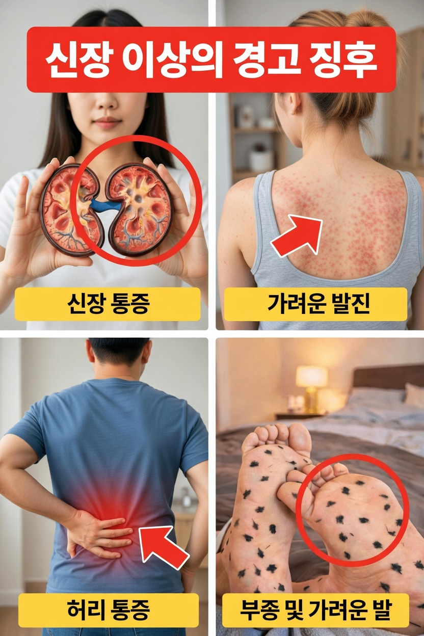 신장이 위험에 처했을 수 있는 10가지 초기 경고 신호