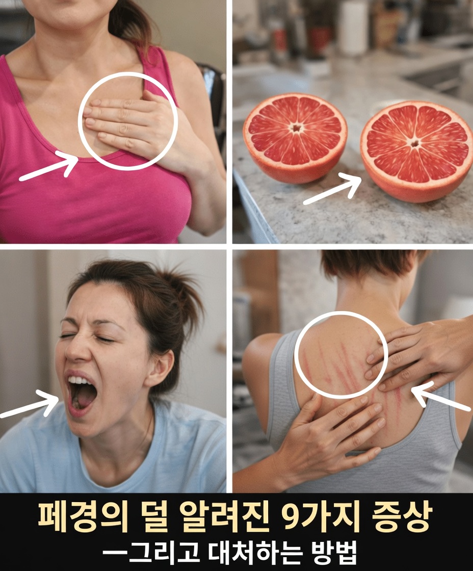 잘 알려지지 않은 폐경 증상 9가지와 실질적인 관리 방법