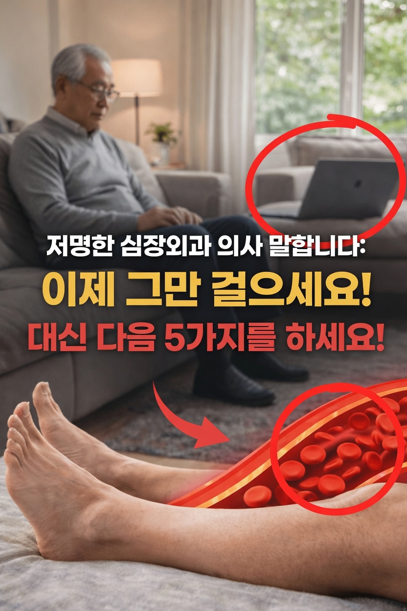 걷기가 힘들 때 더 나은 선택: 60세 이후 심장 건강을 위한 부드러운 저충격 운동 5가지