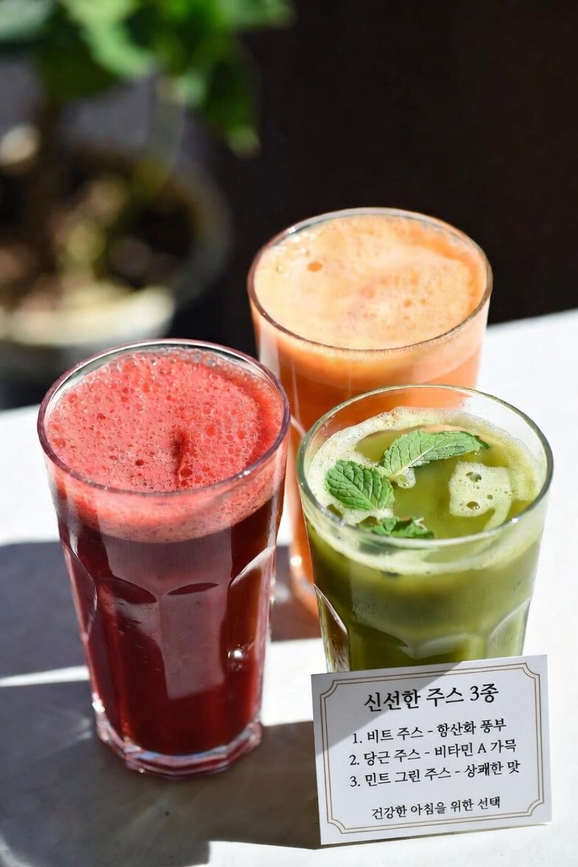 신선한 주스로 몸의 자연 해독 과정을 돕는 간단한 방법 알아보기