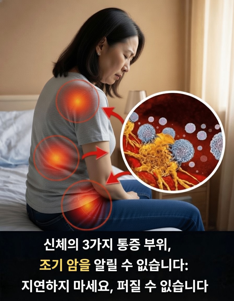 암의 조기 경고 신호일 수 있는 몸 속 통증 부위 3곳 (절대 무시해서는 안 되는 이유)