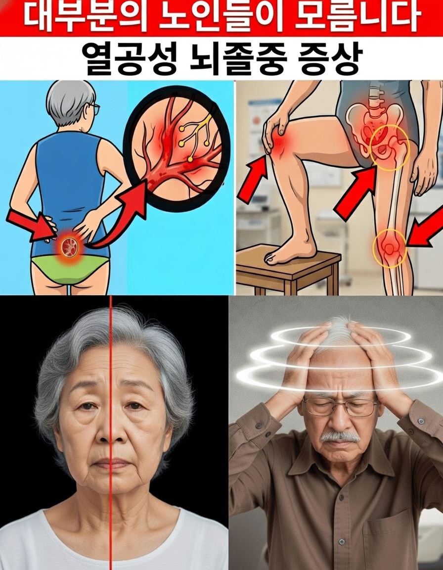 60세 이상 많은 사람이 일상에서 놓치는 열공성 뇌경색의 7가지 미묘한 신호