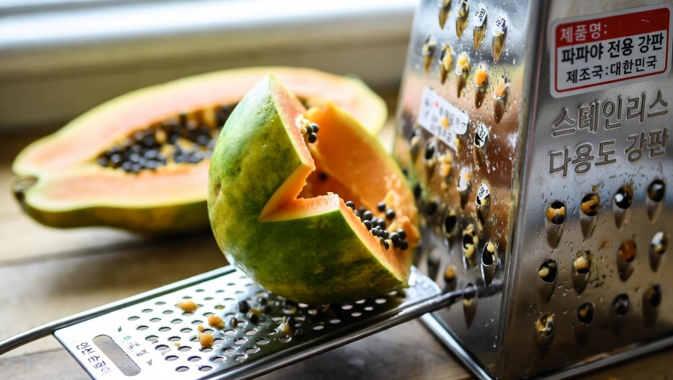 풋파파야와 파파야 씨 페이스트: 매일 관절을 편안하게 하는 간단한 홈 리추얼