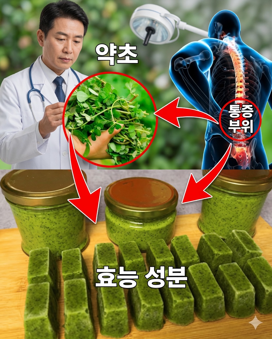 🌿 쇠비름: 건강 효능을 누리기 위한 7가지 자연하고 강력한 레시피