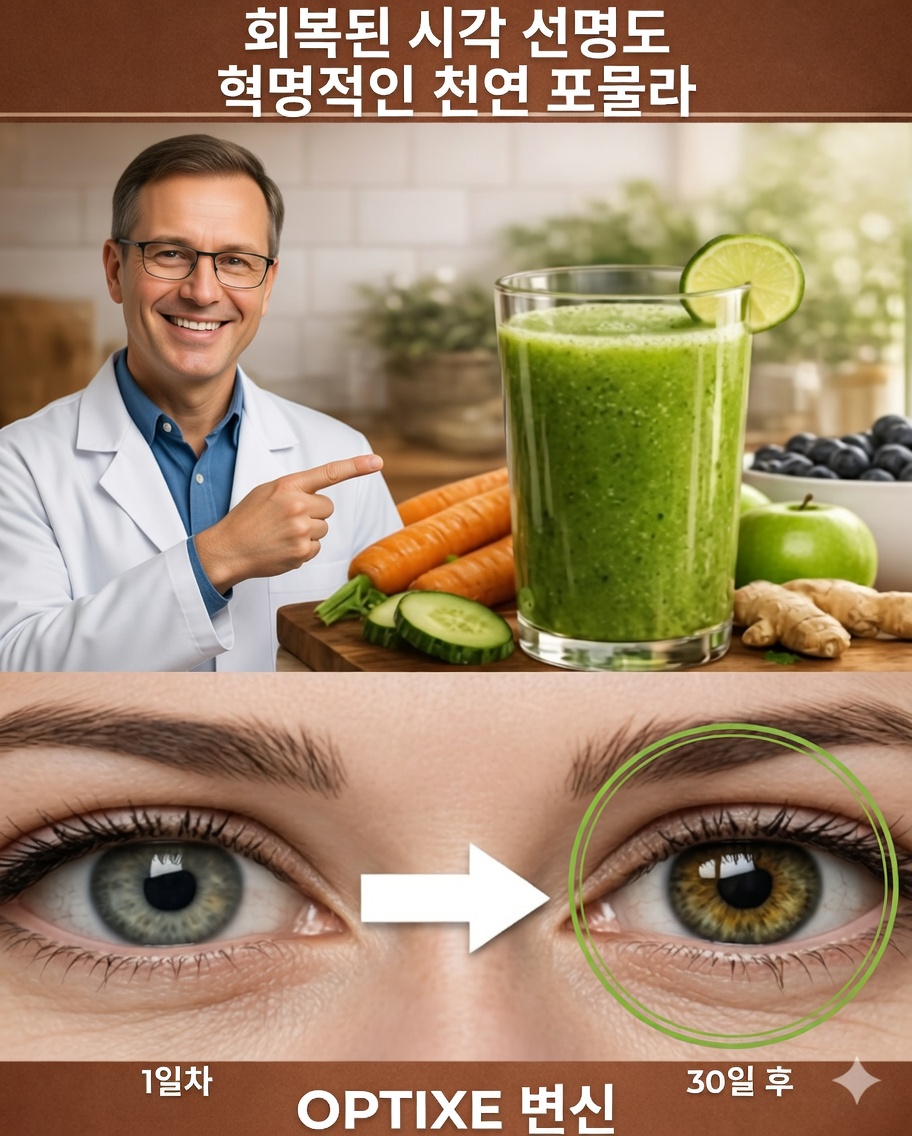 👁️🥄 하루 한 숟가락으로 시력을 돕는 자연 레시피 (기적 아님, 근거 있음)