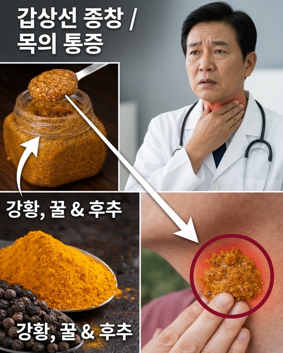 갑상선을 부드럽게 돕는 3가지 재료 한 스푼