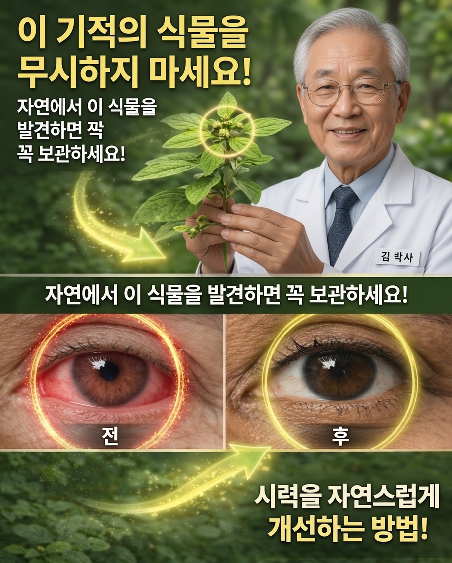 전통 치유사들이 눈의 편안함을 위해 사용하던 놀라운 잡초