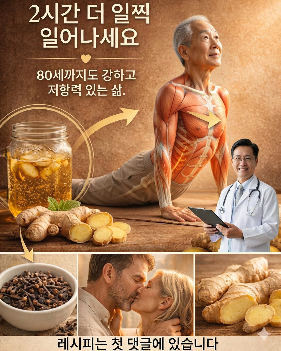 생강 근육·관절 강장제: 통증과 염증 완화를 위한 천연 음료