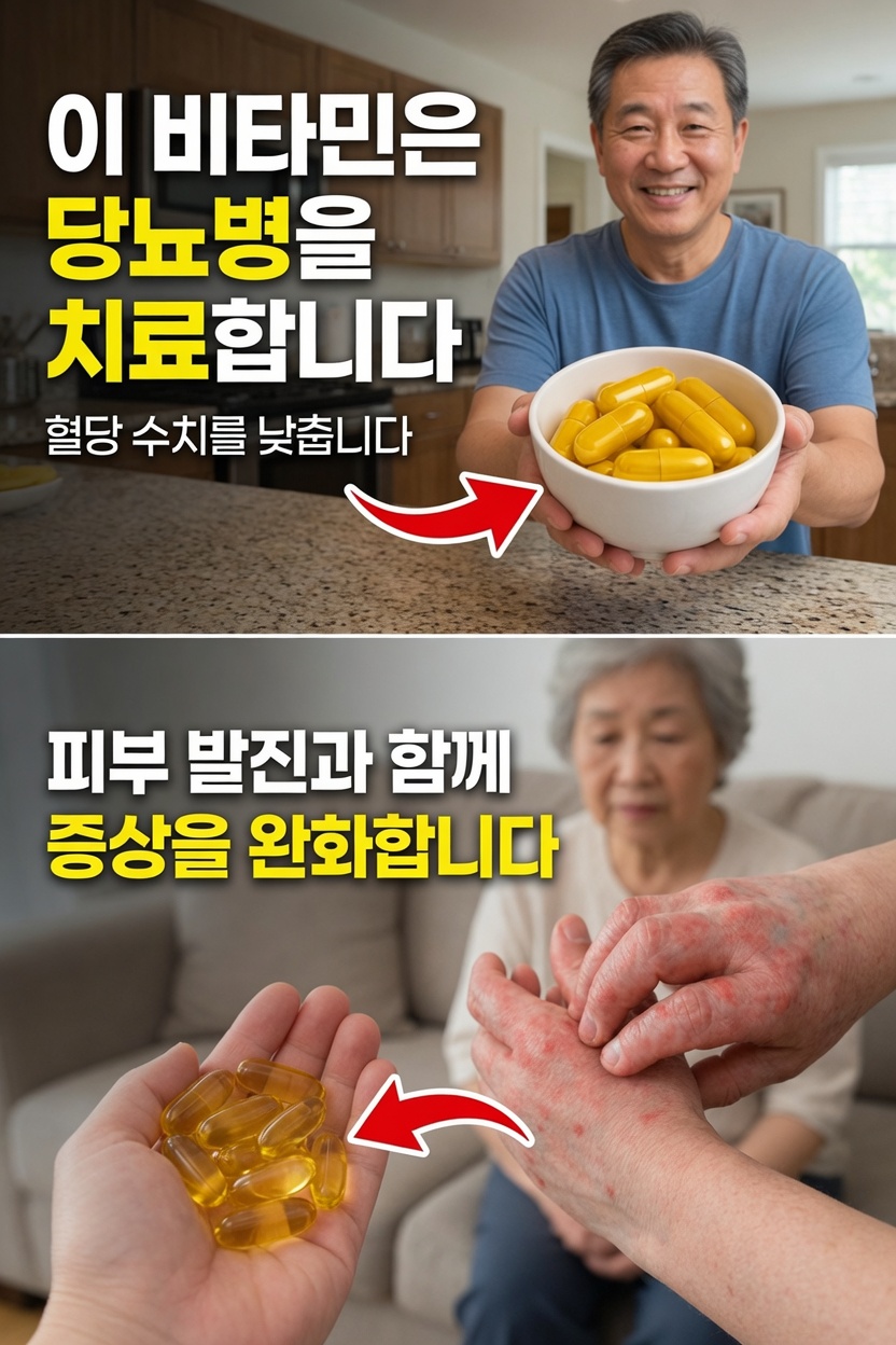 대부분의 당뇨병 환자에게 위험할 정도로 부족한 3가지 비타민 (이것만 바로잡아도 혈당 개선, 합병증 감소)