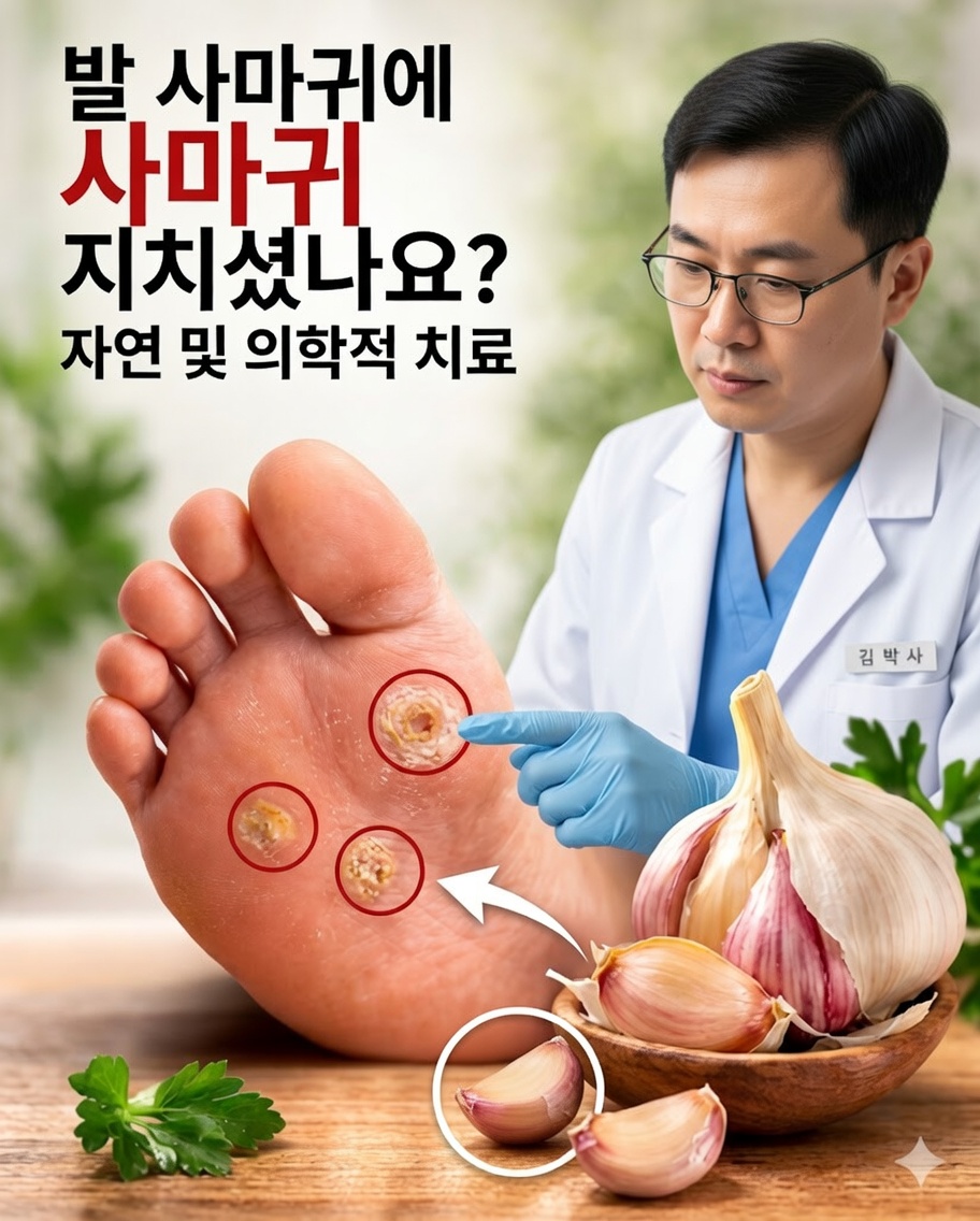 발바닥 사마귀 치료법: 정말 효과 있는 자연요법과 의학적 방법