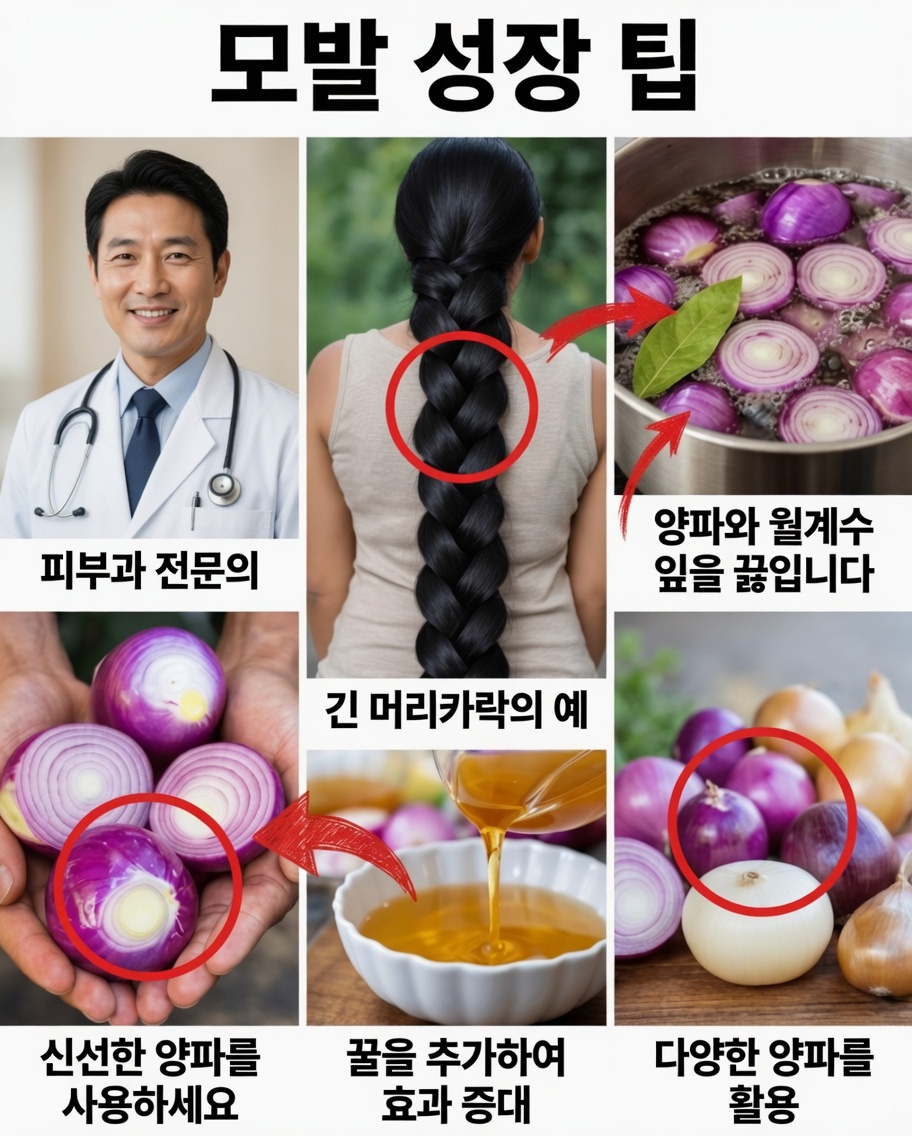 밤에 생양파를 두피에 문지르기: 모두가 이야기하는 놀라운 모발 관리 의식