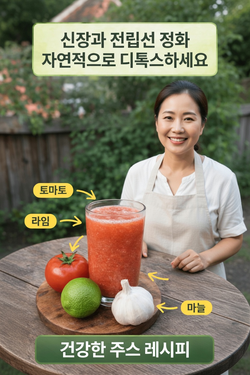토마토, 마늘, 레몬 주스의 힘을 발견하세요: 몸의 건강을 위한 간단한 일상 습관