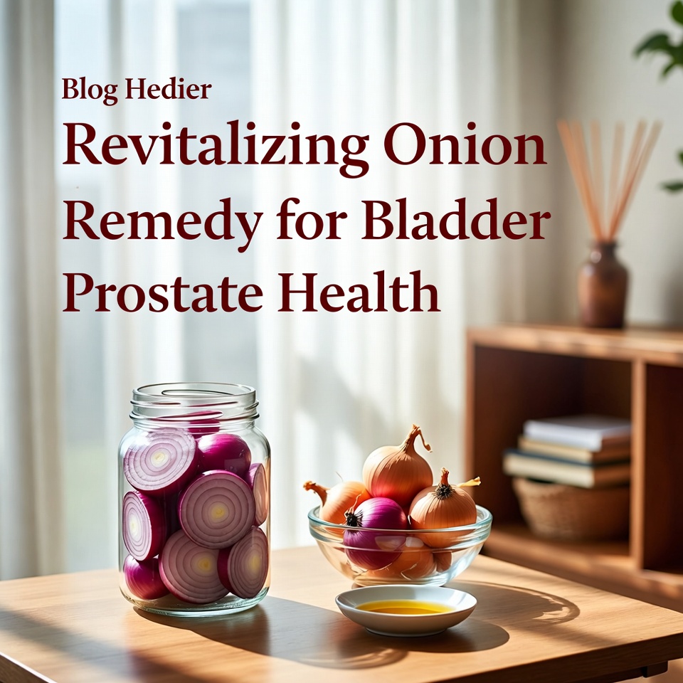 방광과 전립선 건강을 위한 활력 양파 요법