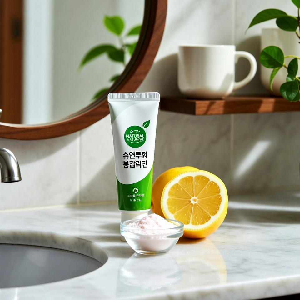 미소를 환하게: 천연 치약와 레몬 미백 레시피