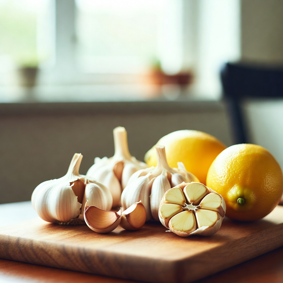 콜레스테롤을 위한 마늘과 레몬의 효능
