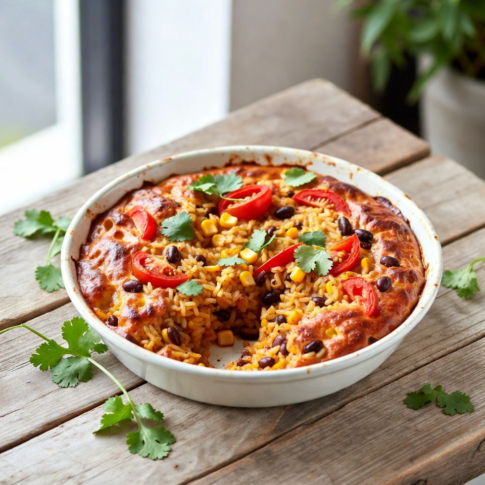 멕시코식 현미 베이크 – 글루텐 프리