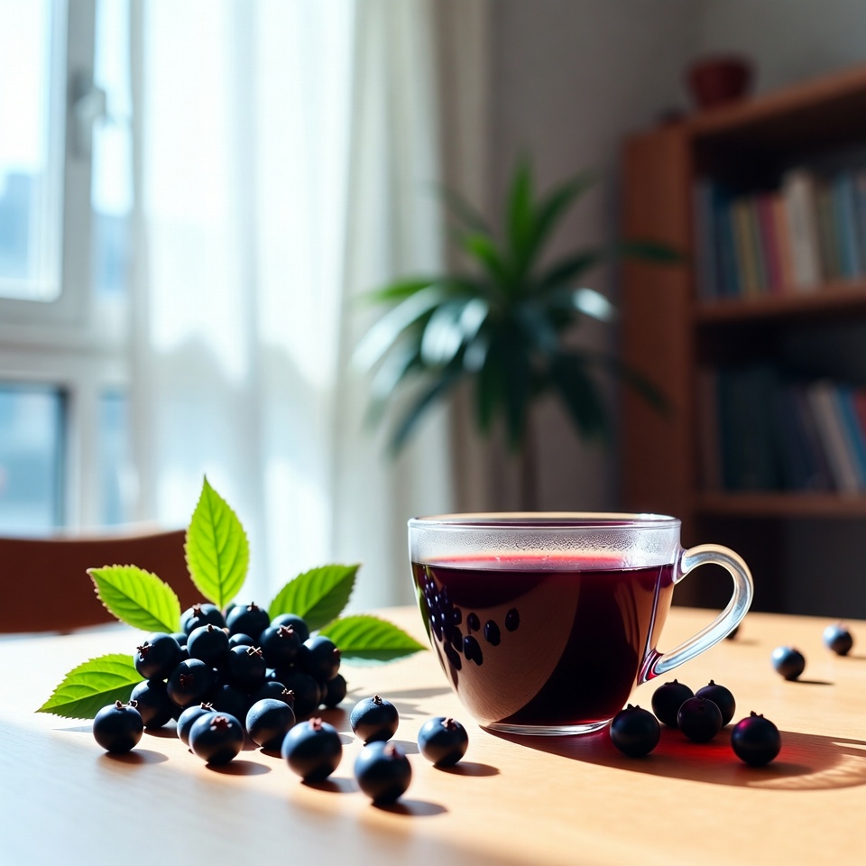 아로니아 차의 잠재력 열기: 심장과 마음 건강을 위한 당신의 동반자