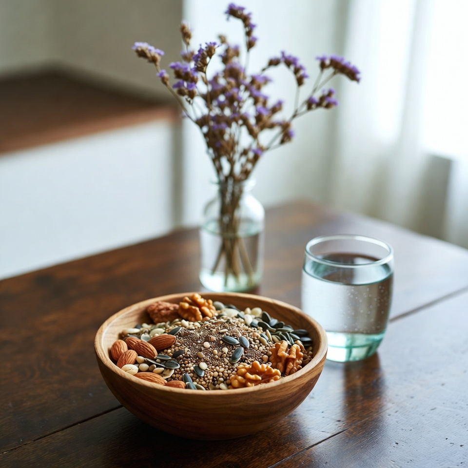 간단한 씨앗과 견과류 혼합물로 전립선 건강과 남성 활력을 향상시키세요