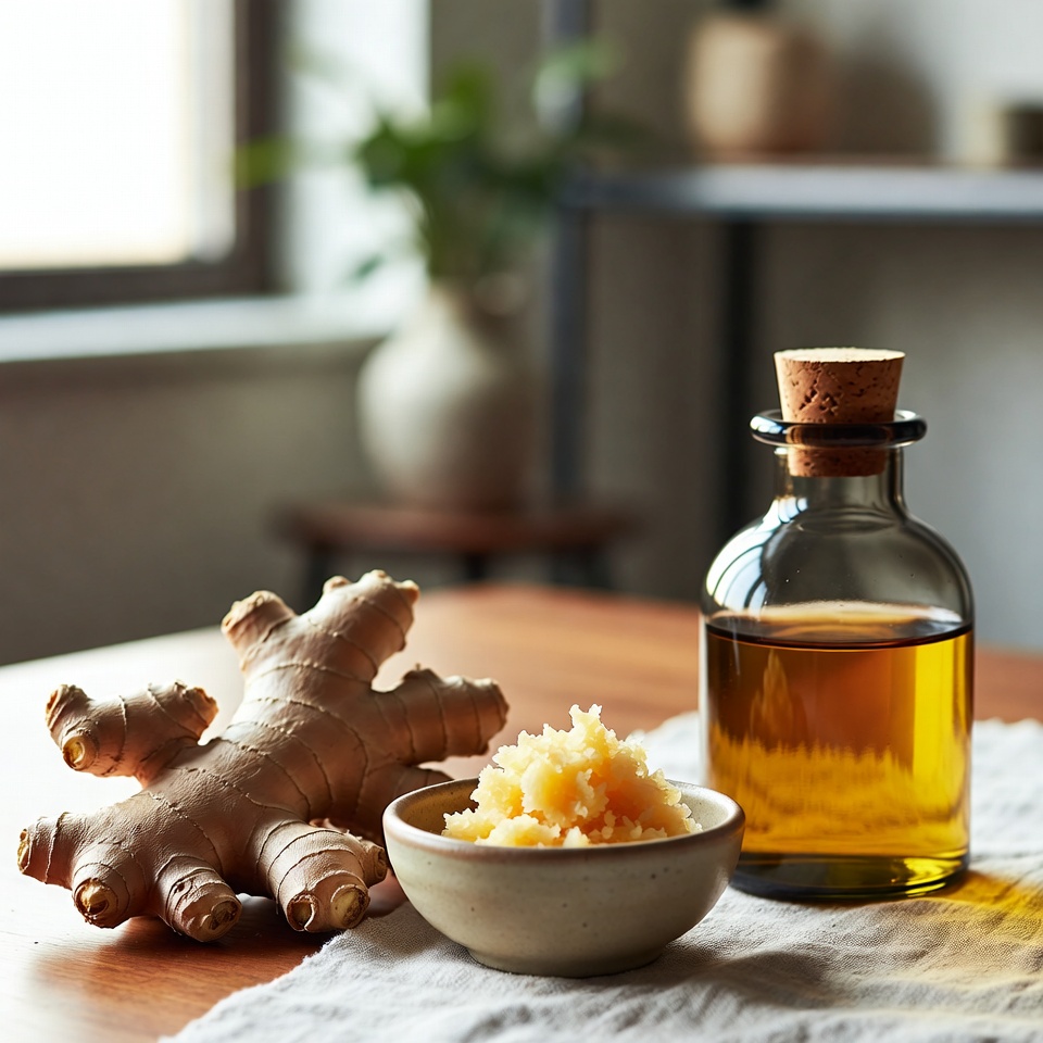 생강으로 모발을 되살리세요