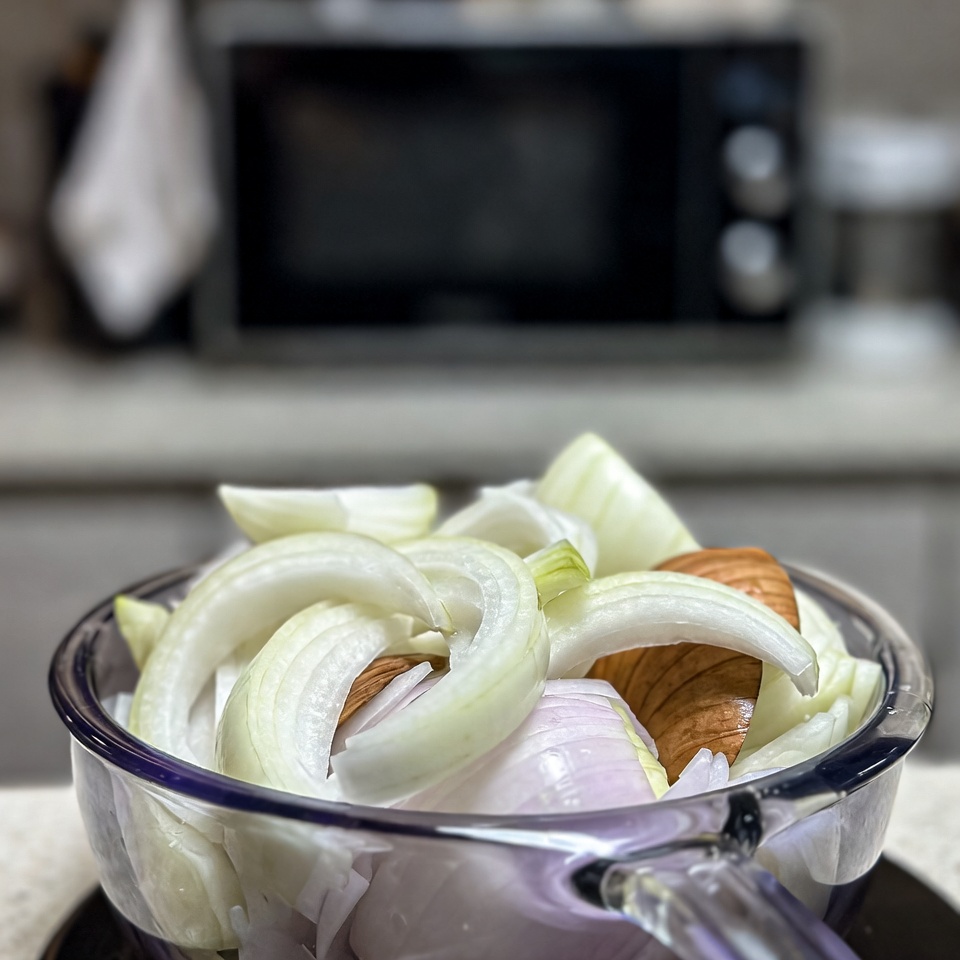 전자레인지로 2분 만에 만드는 양파