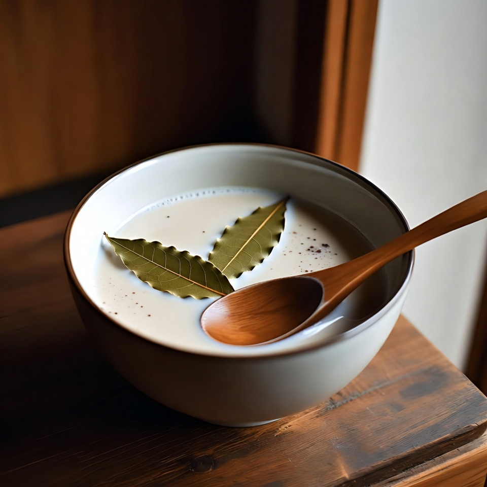 잘자기 전 월계수 우유의 힘으로 기침에게 작별을