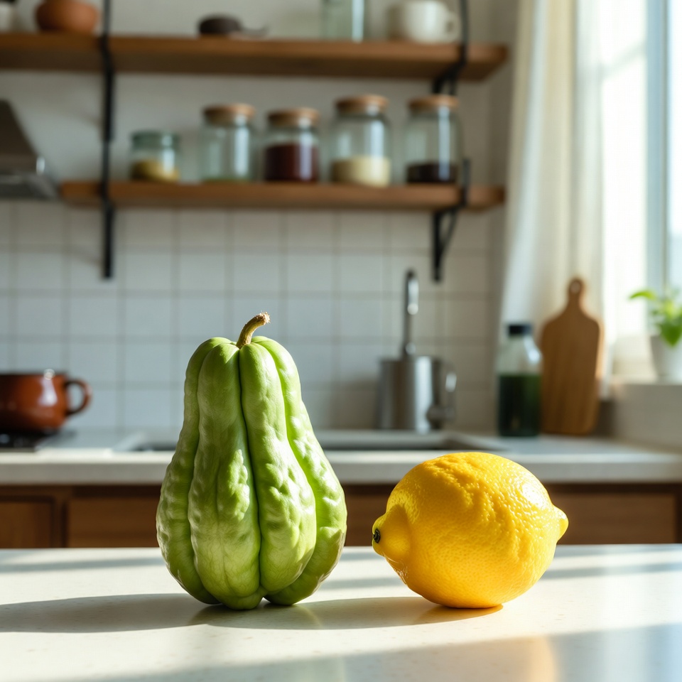 차요테와 레몬의 효능