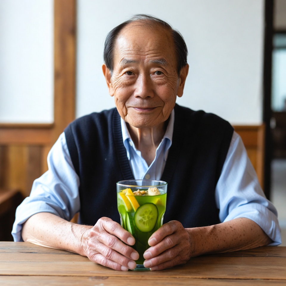 95세 중국 의사가 밝힌 젊고 건강하게 사는 비결: 오이, 레몬, 생강!