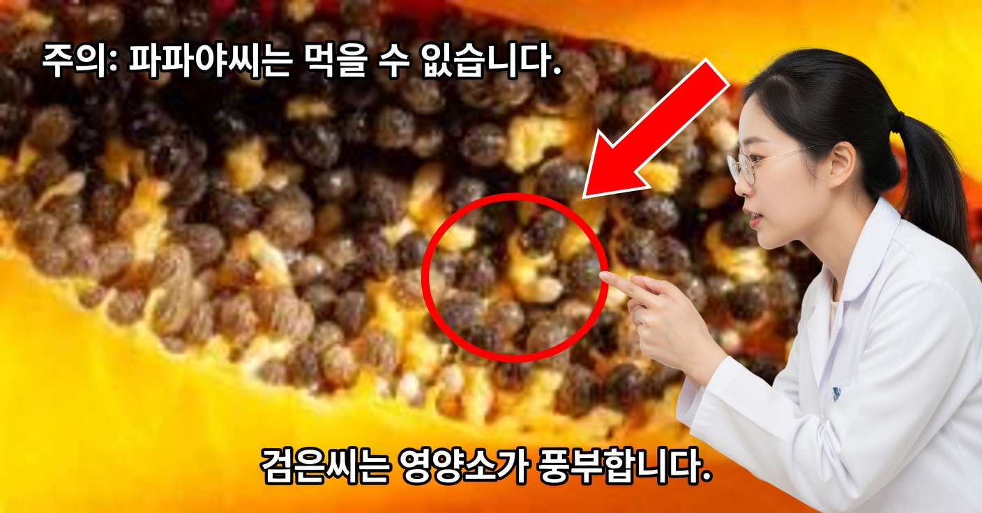 파파야 씨앗: 하루에 4개 씹어 먹는 방법과 그 효능