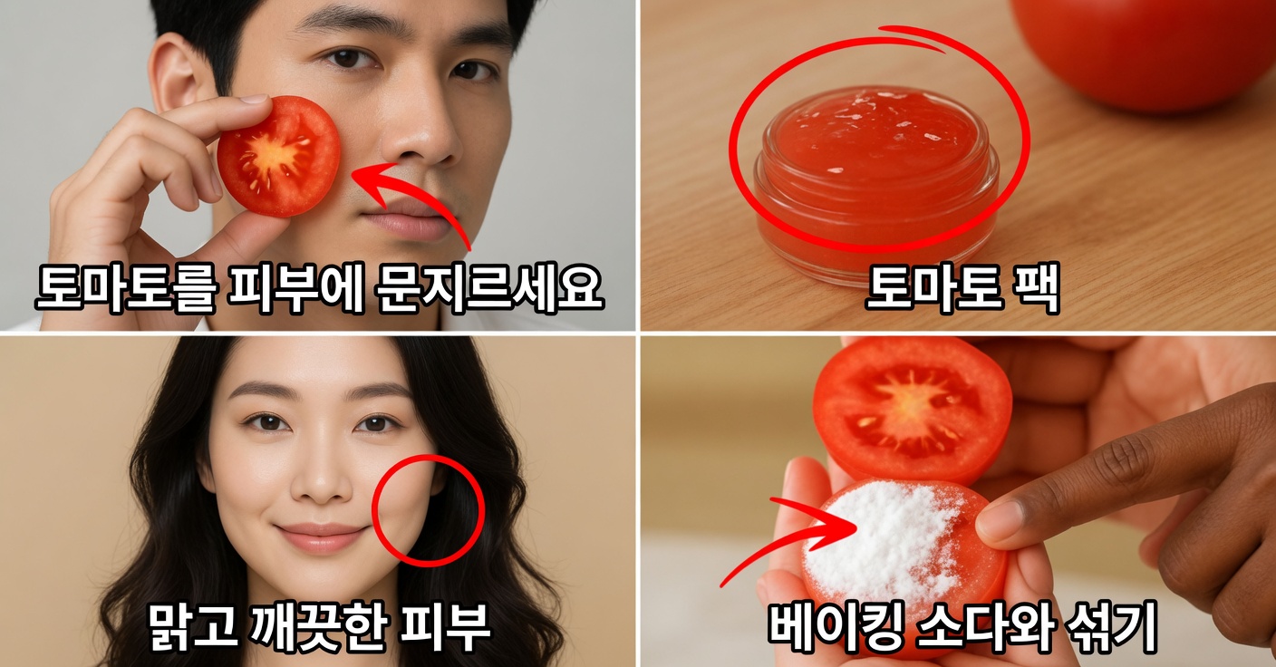 피부를 밝게 해주는 토마토 나이트 젤