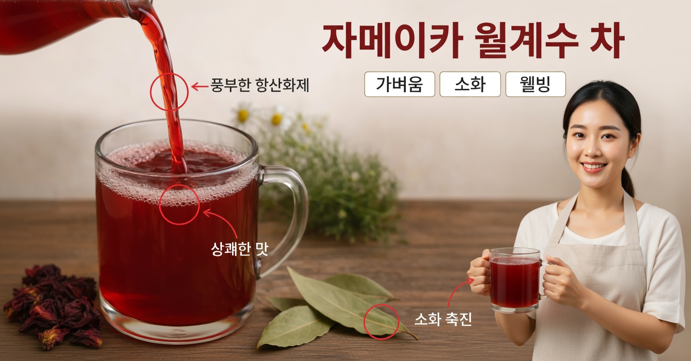 히비스커스와 월계수차: 레시피와 효능