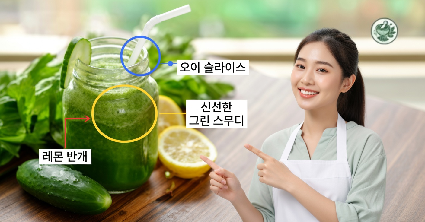 오이와 샐러리, 레몬: 효능과 만드는 법