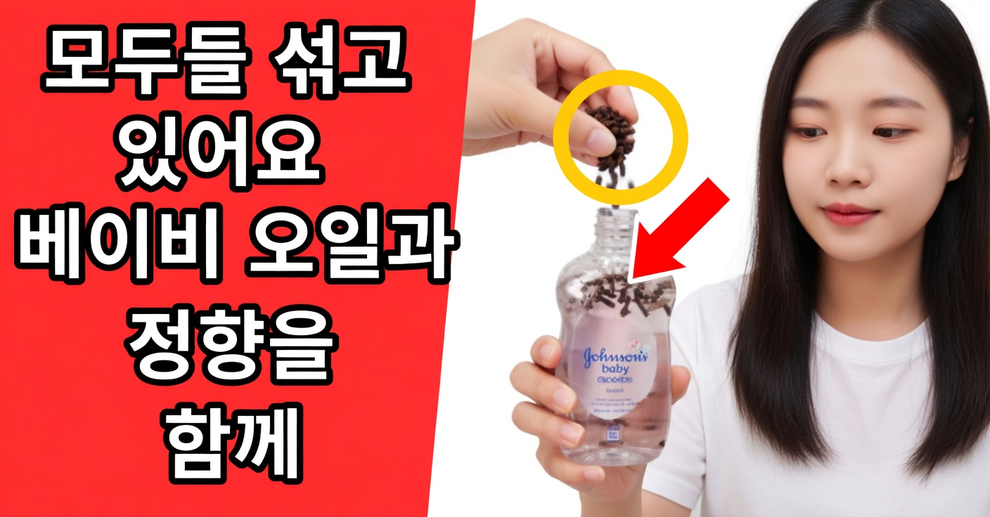 정향을 넣은 베이비 오일: 강력한 자연 요법