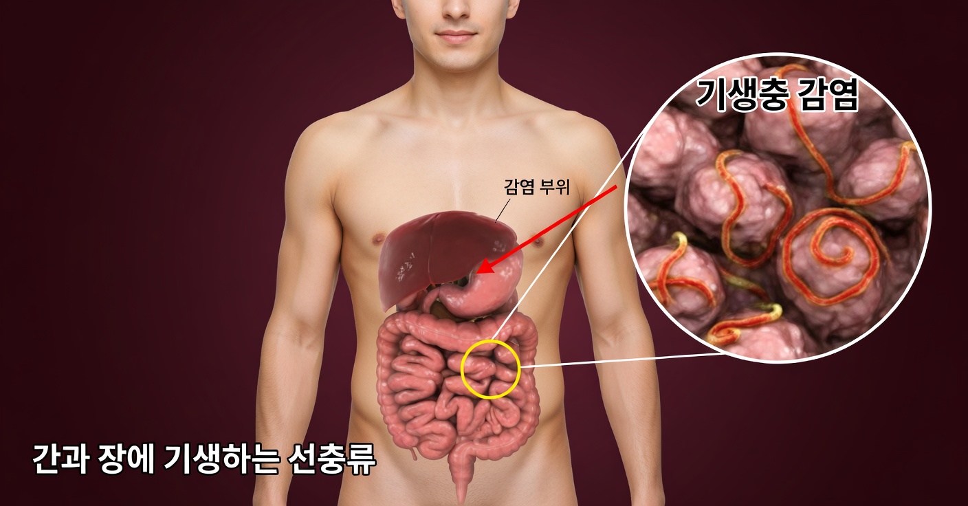 기생충 감염 신호와 제거 방법