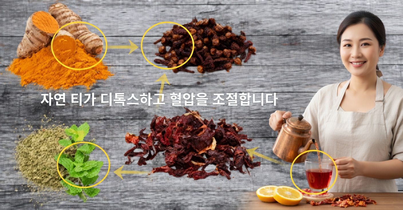 염증과 고혈압에 좋은 천연 재료