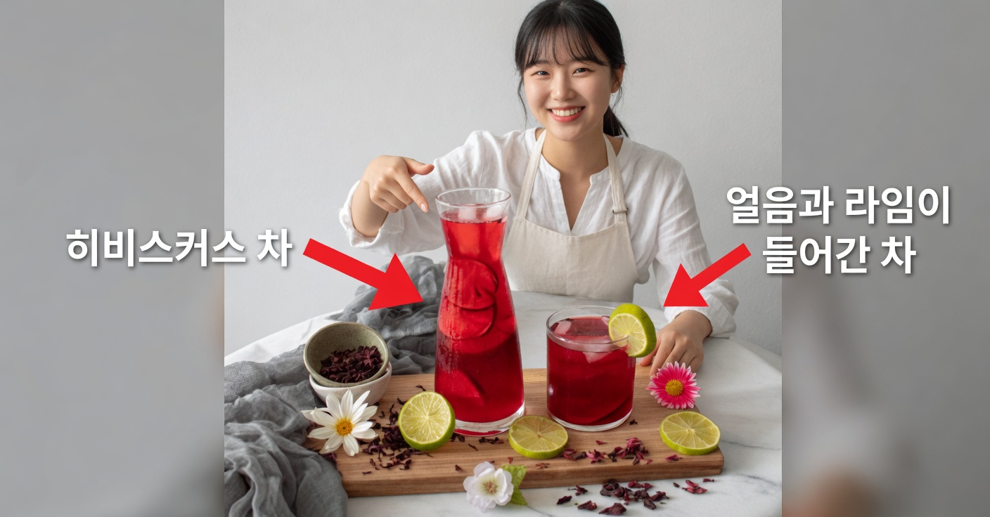 레몬 히비스커스 차: 한 잔마다 깃든 건강